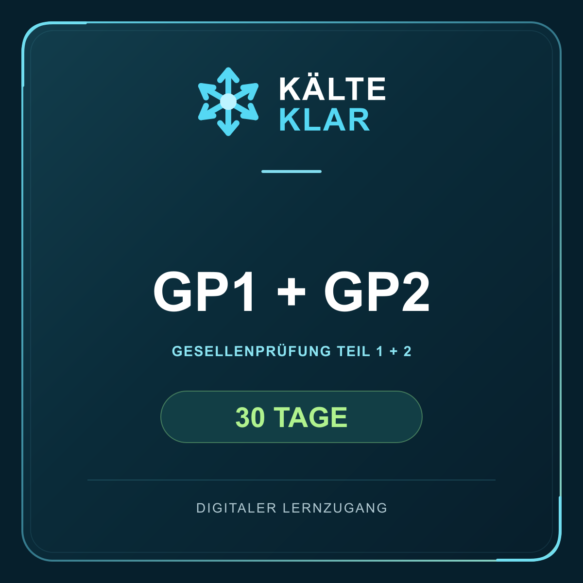 Kälte-Klar – 30 Tage / GP1 + GP2