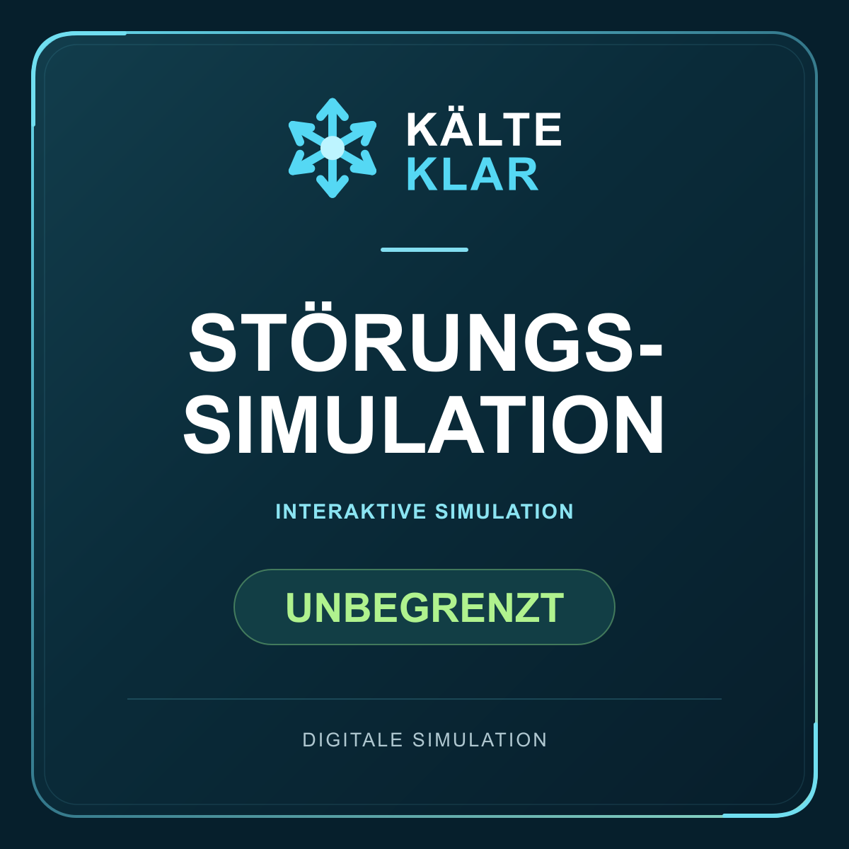 Kälte-Klar – Zusatzmodul / Störungssimulation